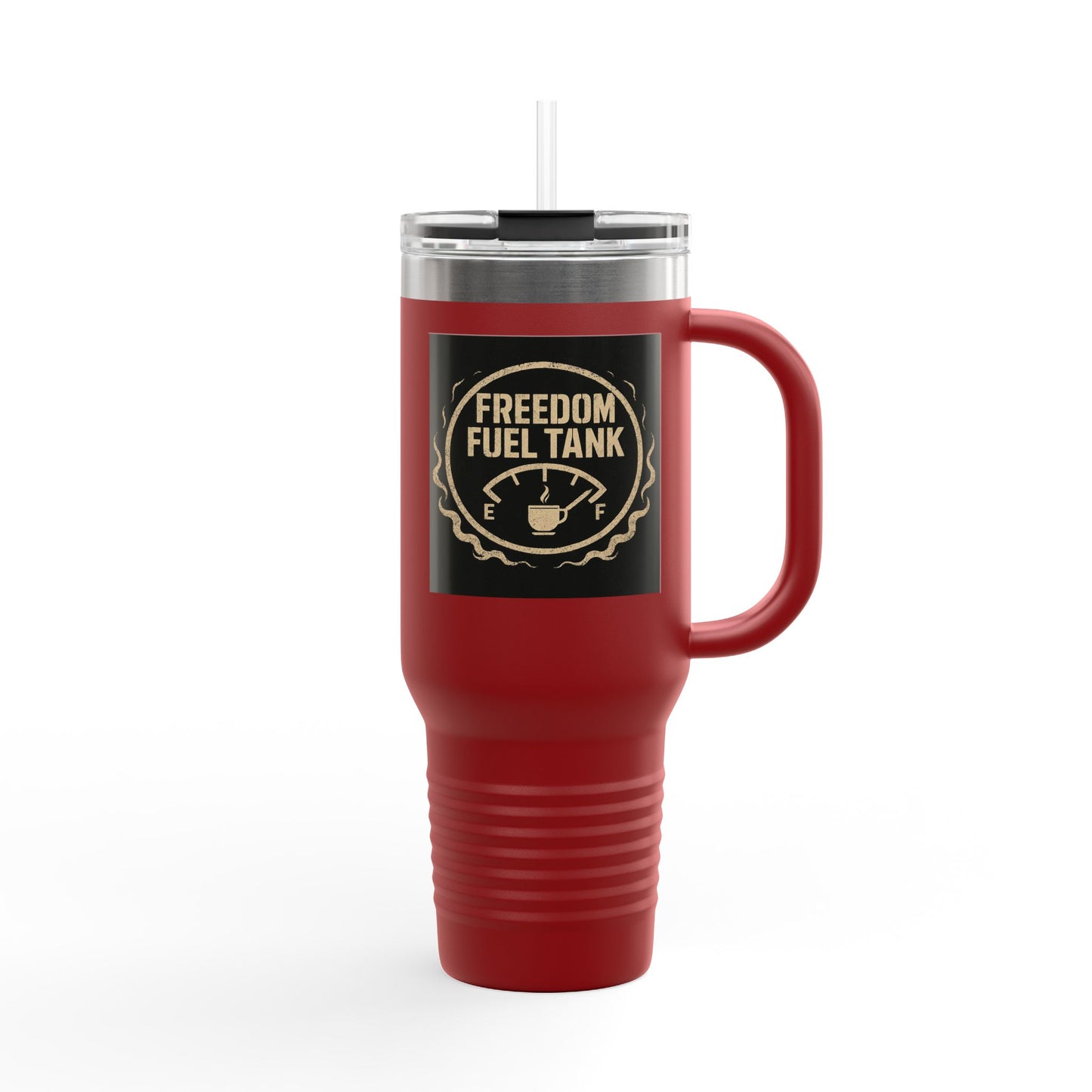 Freedom Fuel Tank Insulated Travel Mug - 40oz Coffee Cup for Adventurers
