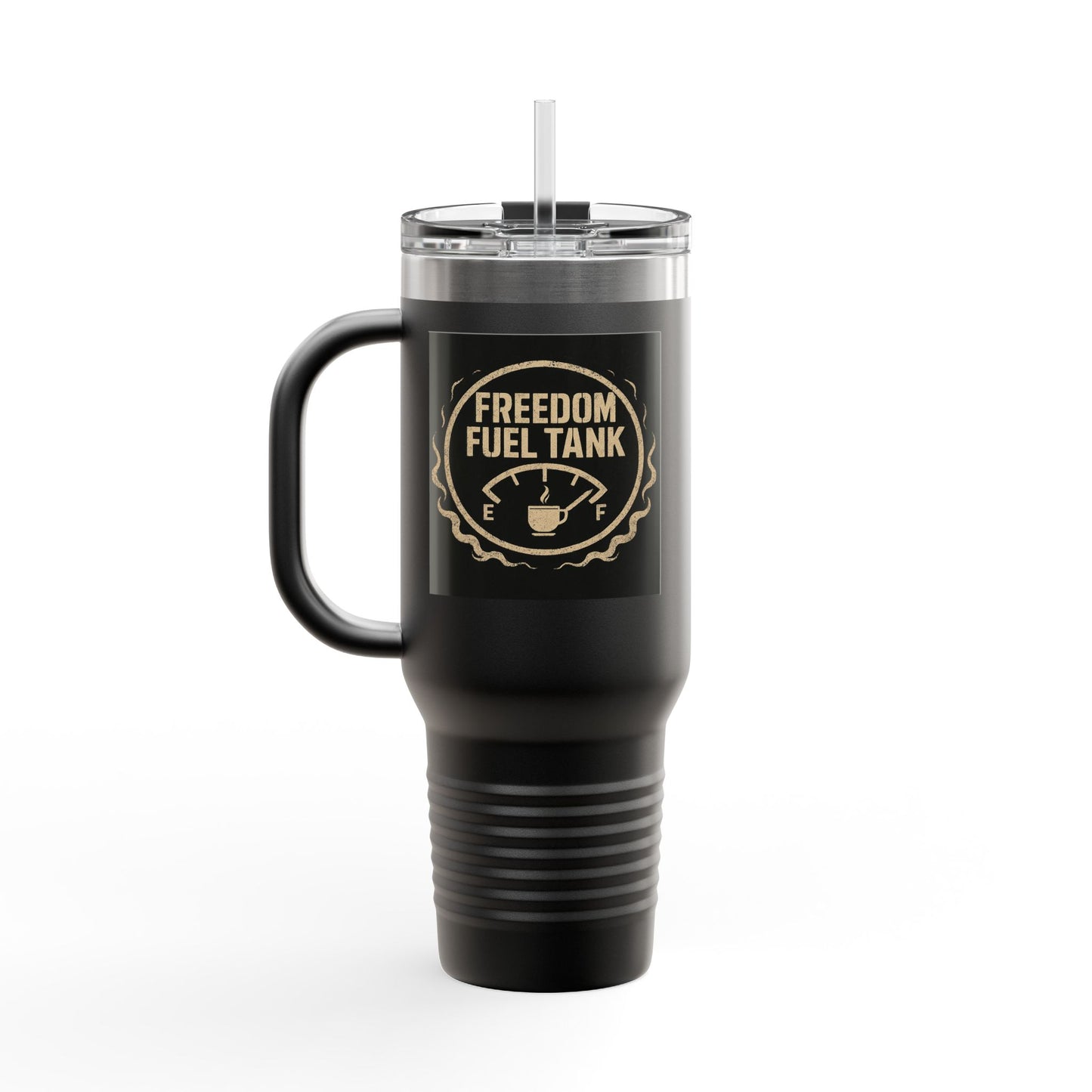 Freedom Fuel Tank Insulated Travel Mug - 40oz Coffee Cup for Adventurers