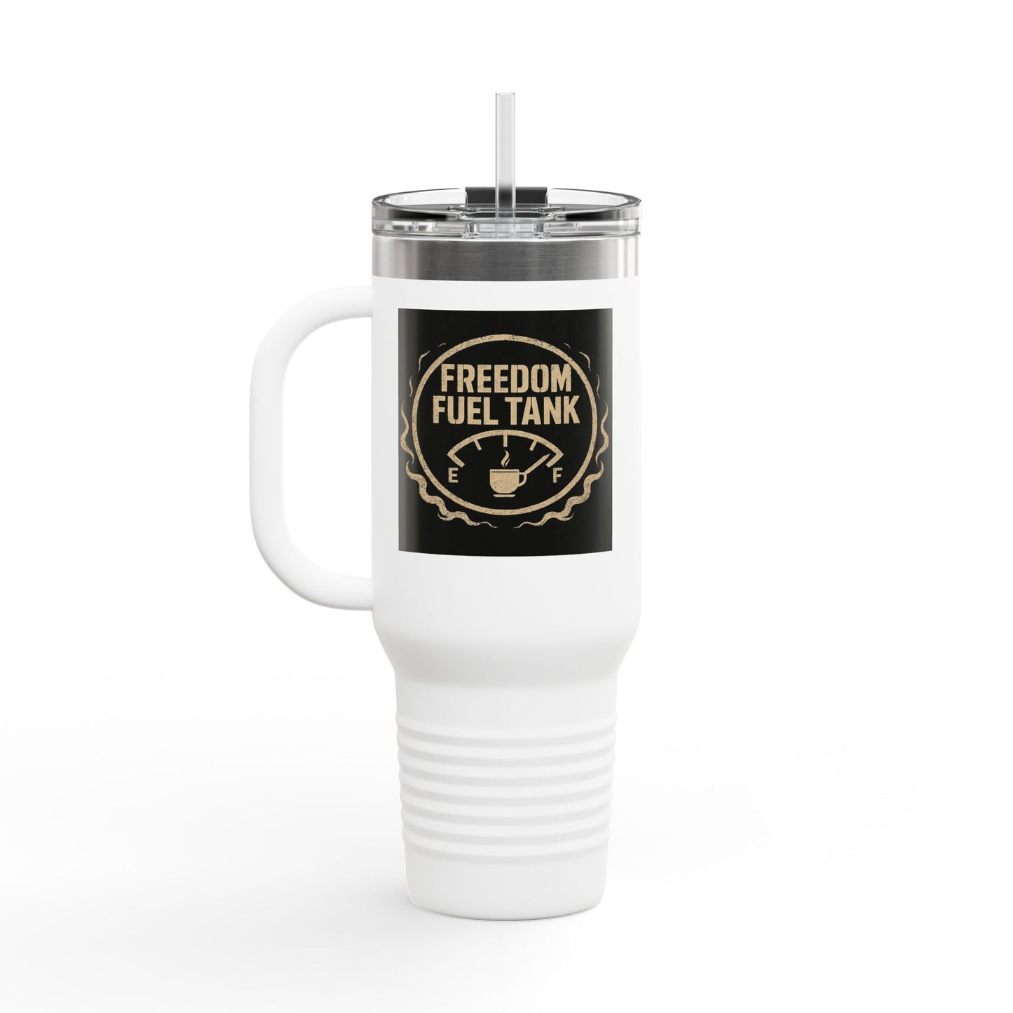 Freedom Fuel Tank Insulated Travel Mug - 40oz Coffee Cup for Adventurers