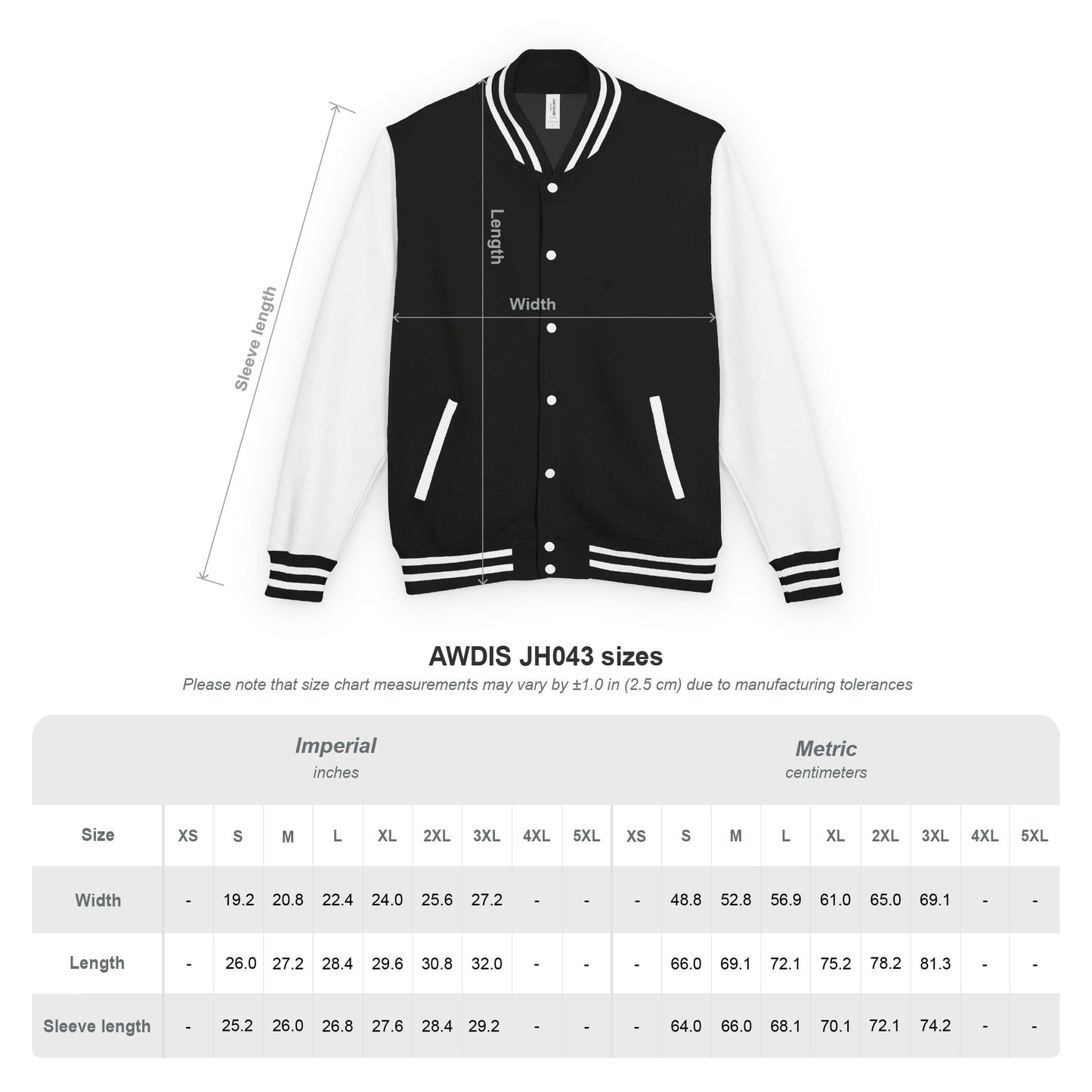 Unisex Heavyweight Alumni Letterman Jacket