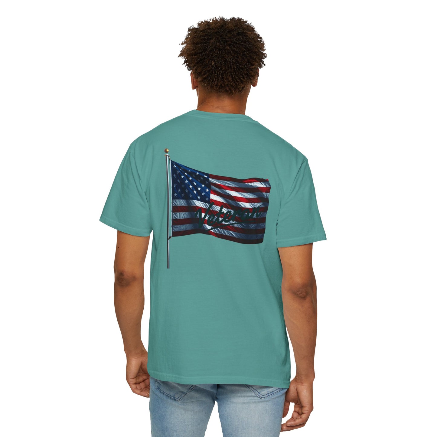 American Flag T-Shirt — Waving USA Graphic Tee