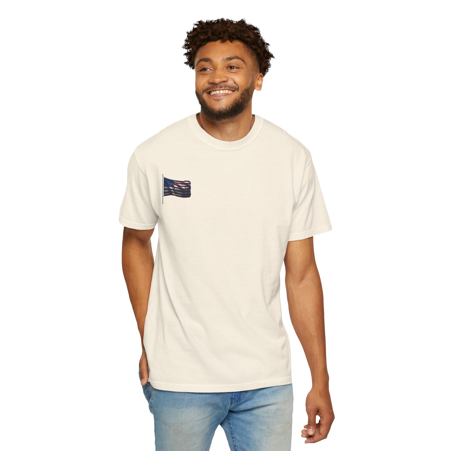 American Flag T-Shirt — Waving USA Graphic Tee