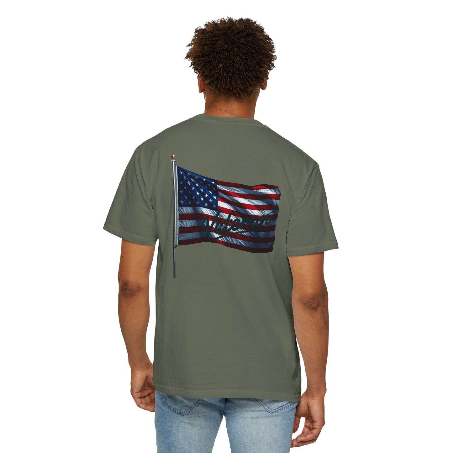 American Flag T-Shirt — Waving USA Graphic Tee