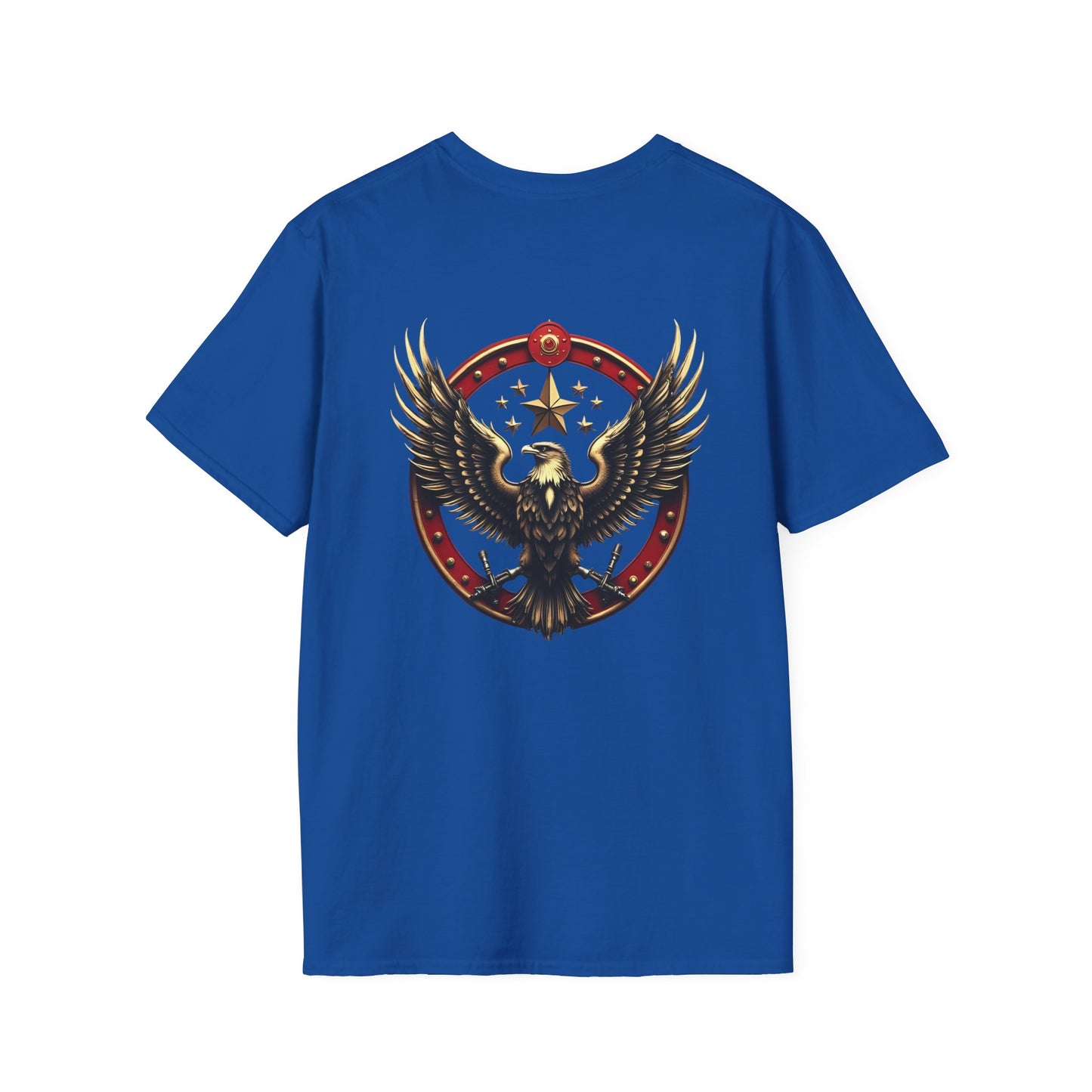 Eagle Emblem T-Shirt — Retro Patriotic Spread Wing Graphic Tee