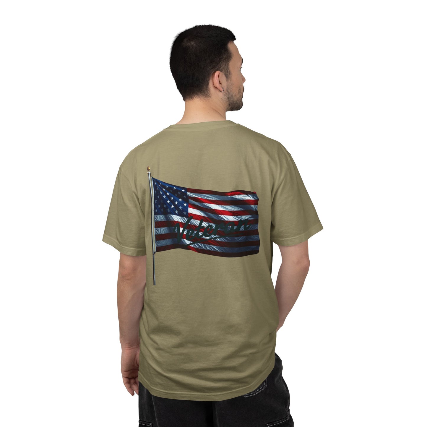 American Flag T-Shirt — Waving USA Graphic Tee