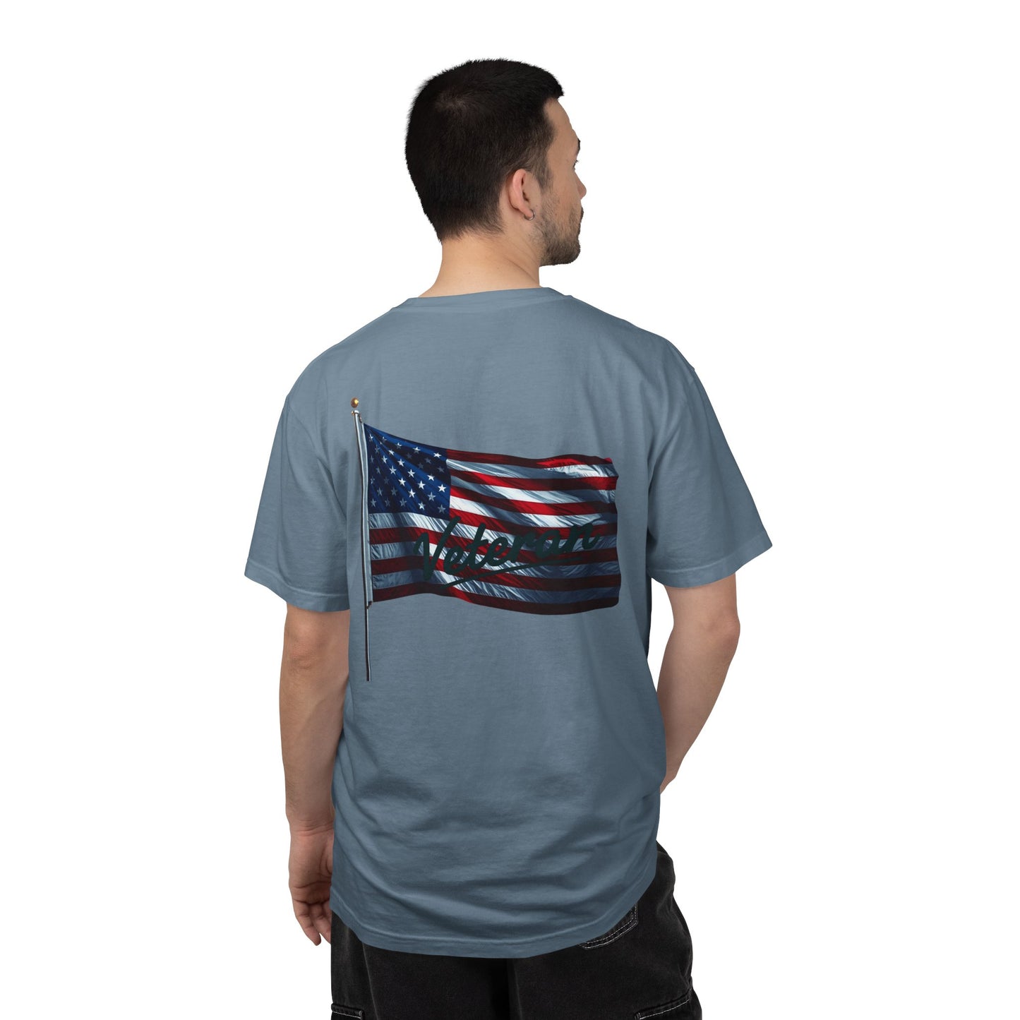 American Flag T-Shirt — Waving USA Graphic Tee