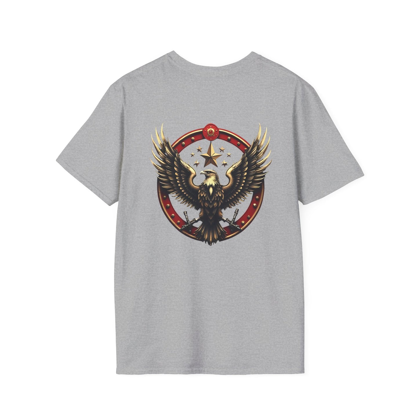 Eagle Emblem T-Shirt — Retro Patriotic Spread Wing Graphic Tee