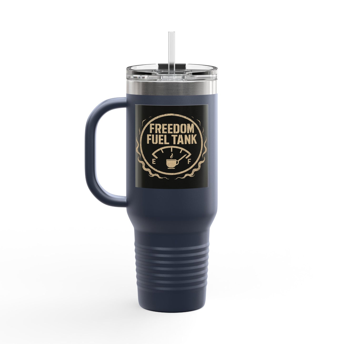 Freedom Fuel Tank Insulated Travel Mug - 40oz Coffee Cup for Adventurers