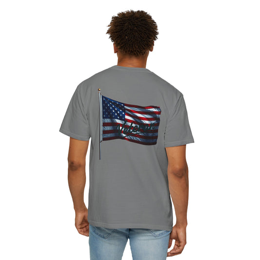 American Flag T-Shirt — Waving USA Graphic Tee