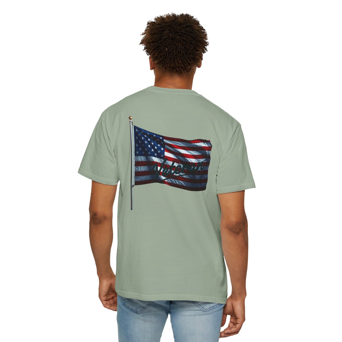 American Flag T-Shirt — Waving USA Graphic Tee