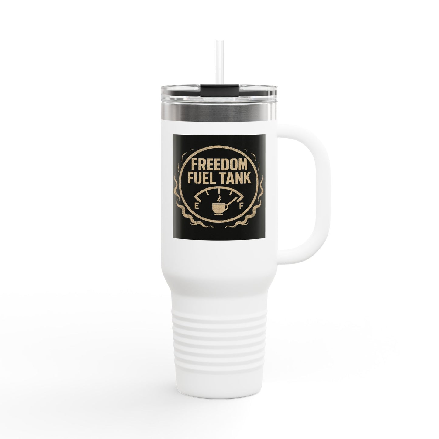 Freedom Fuel Tank Insulated Travel Mug - 40oz Coffee Cup for Adventurers
