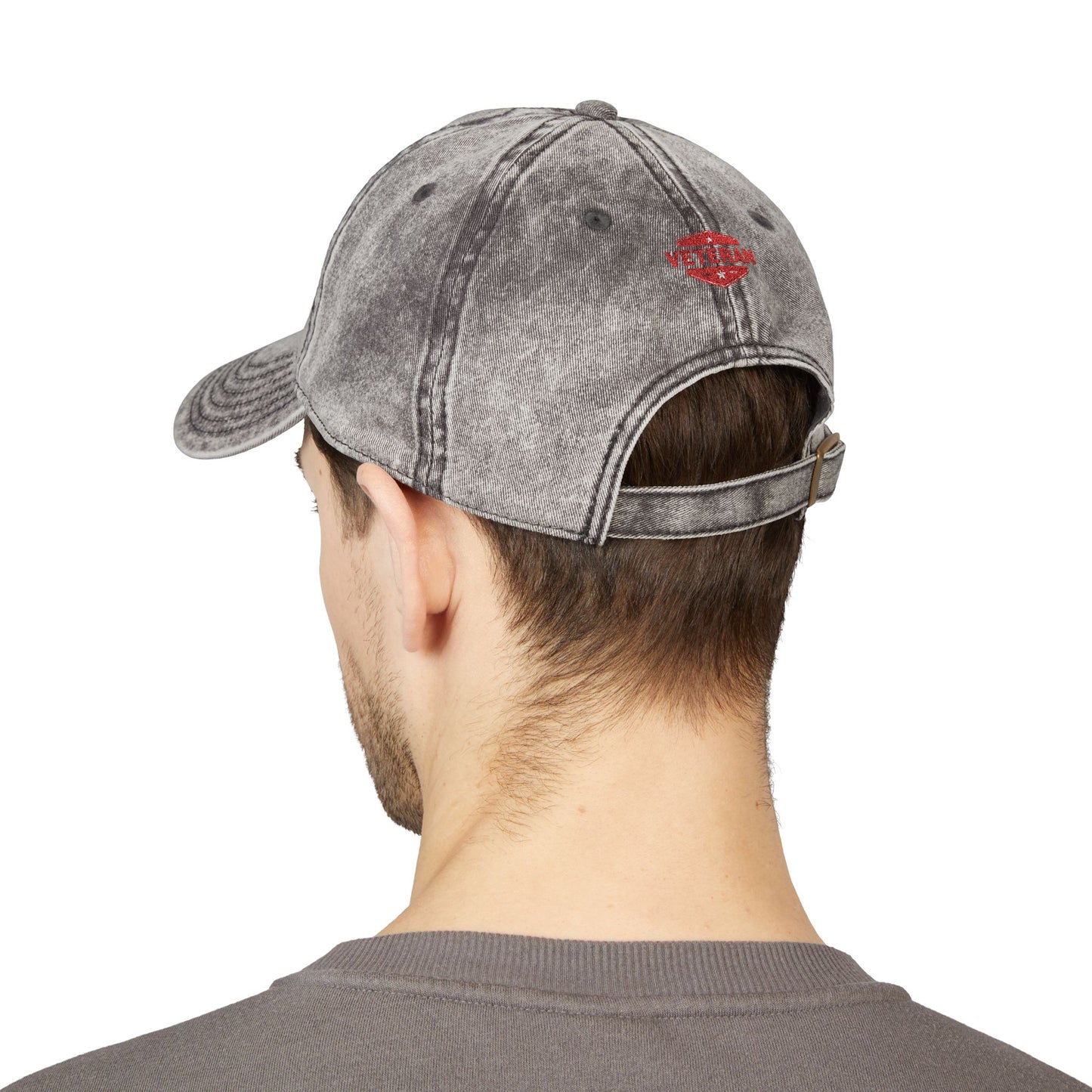 Veteran Kiss Embroidered Vintage Cap