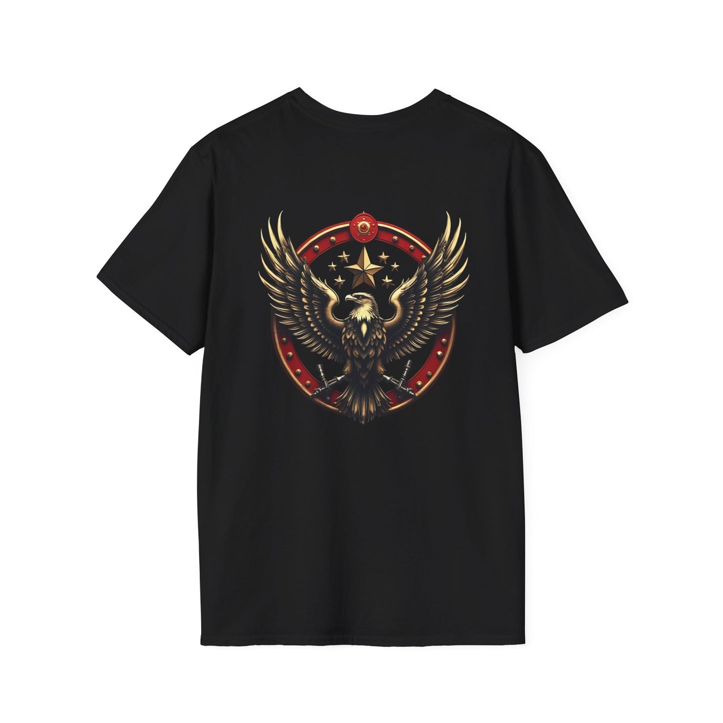 Eagle Emblem T-Shirt — Retro Patriotic Spread Wing Graphic Tee