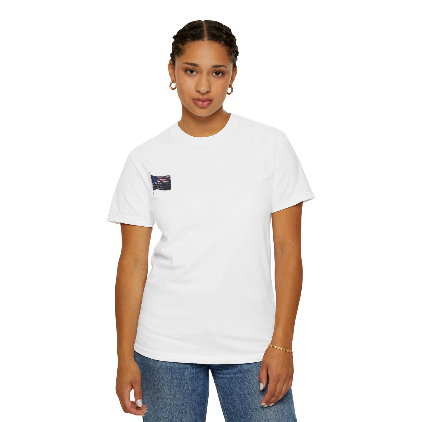 American Flag T-Shirt — Waving USA Graphic Tee
