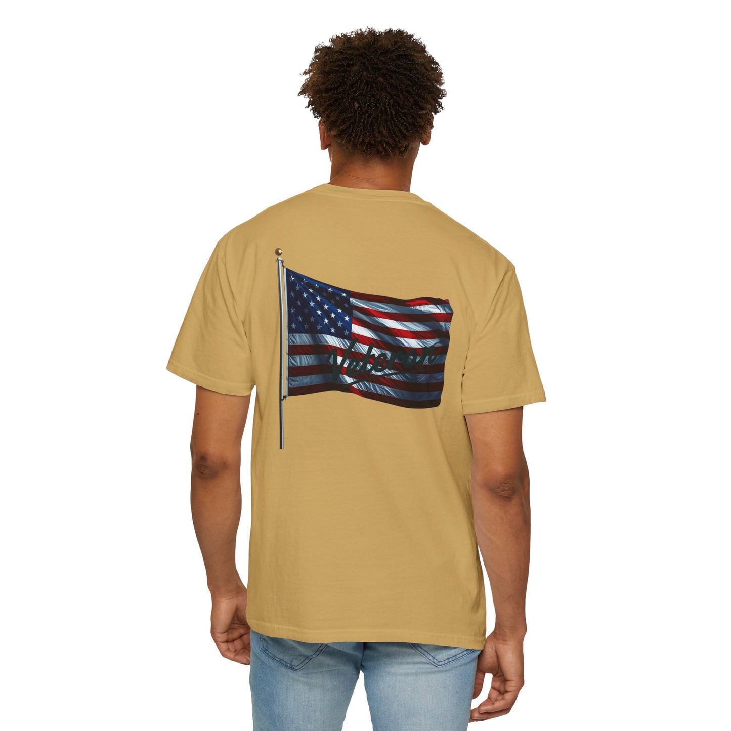 American Flag T-Shirt — Waving USA Graphic Tee