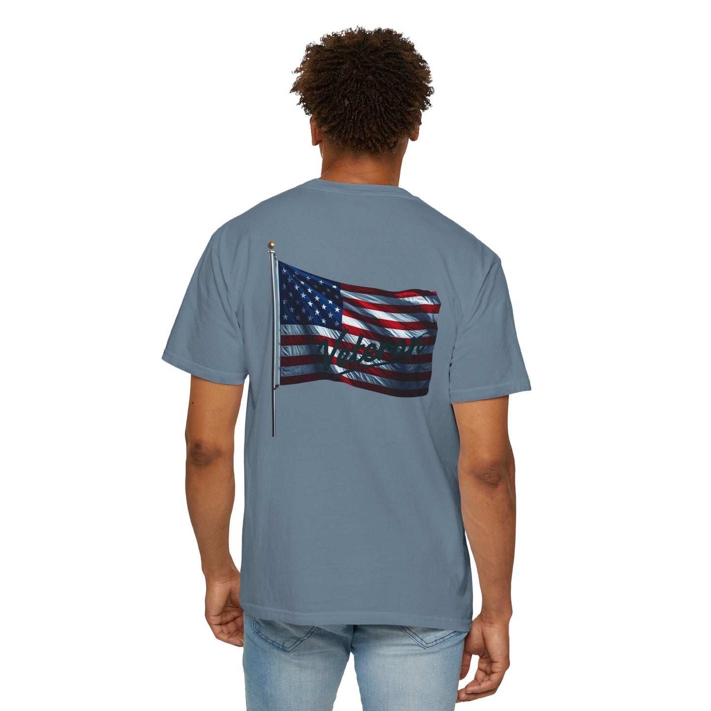 American Flag T-Shirt — Waving USA Graphic Tee