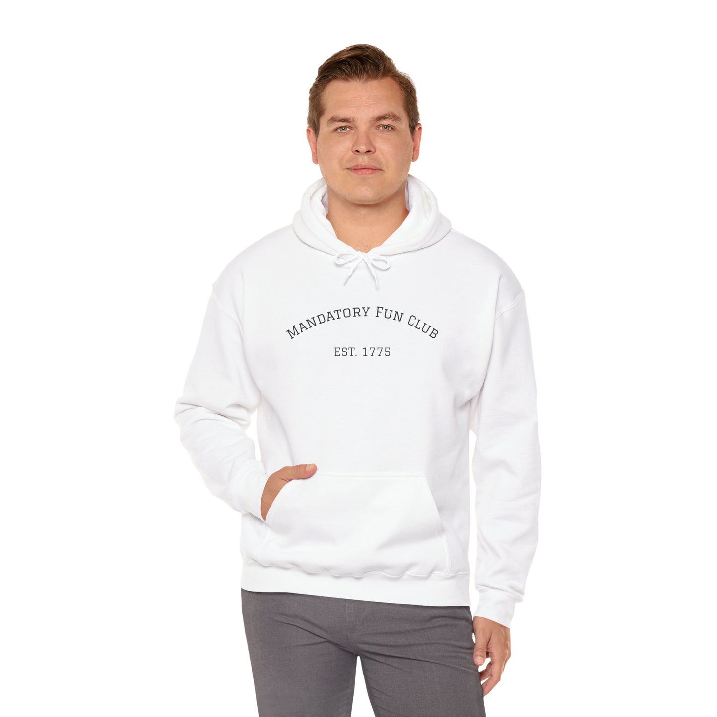 Mandatory Fun Club Hoodie - Unisex Heavy Blend Sweatshirt