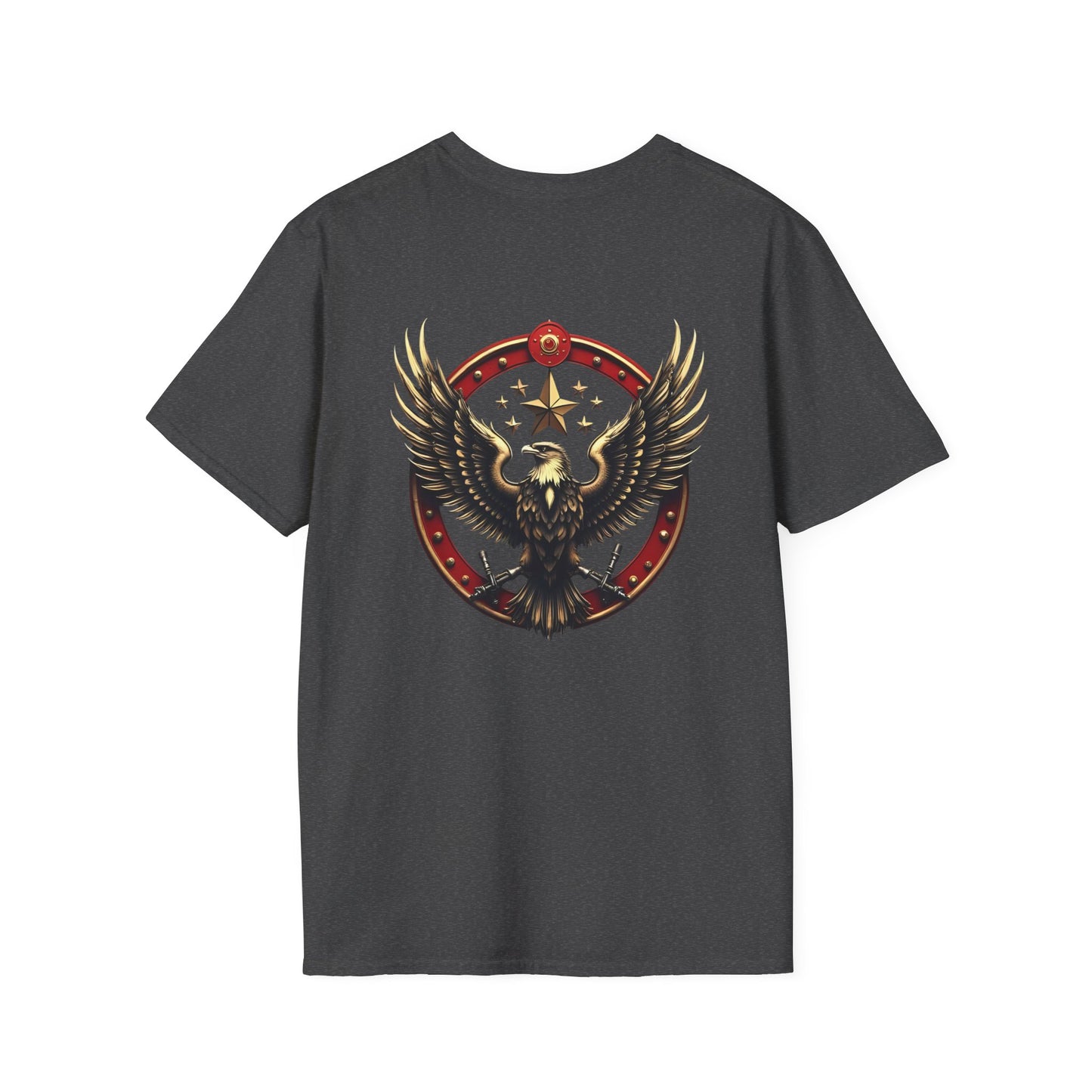 Eagle Emblem T-Shirt — Retro Patriotic Spread Wing Graphic Tee