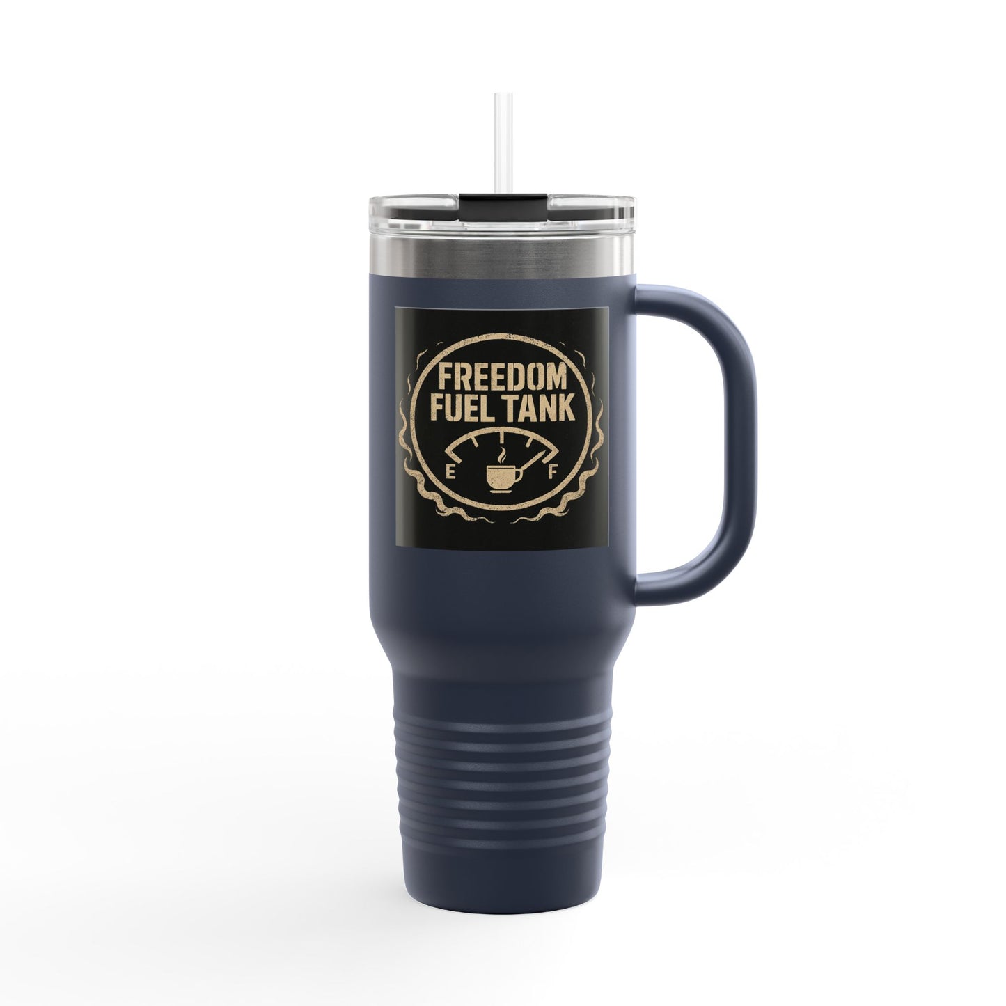 Freedom Fuel Tank Insulated Travel Mug - 40oz Coffee Cup for Adventurers