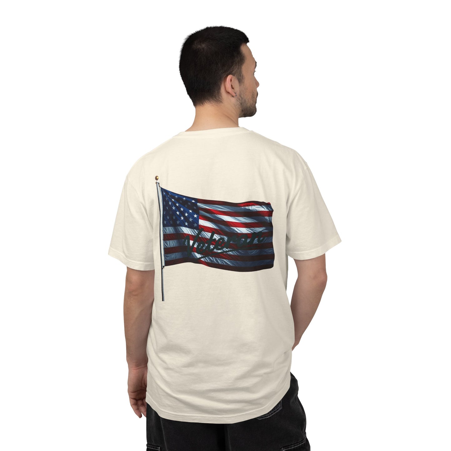 American Flag T-Shirt — Waving USA Graphic Tee