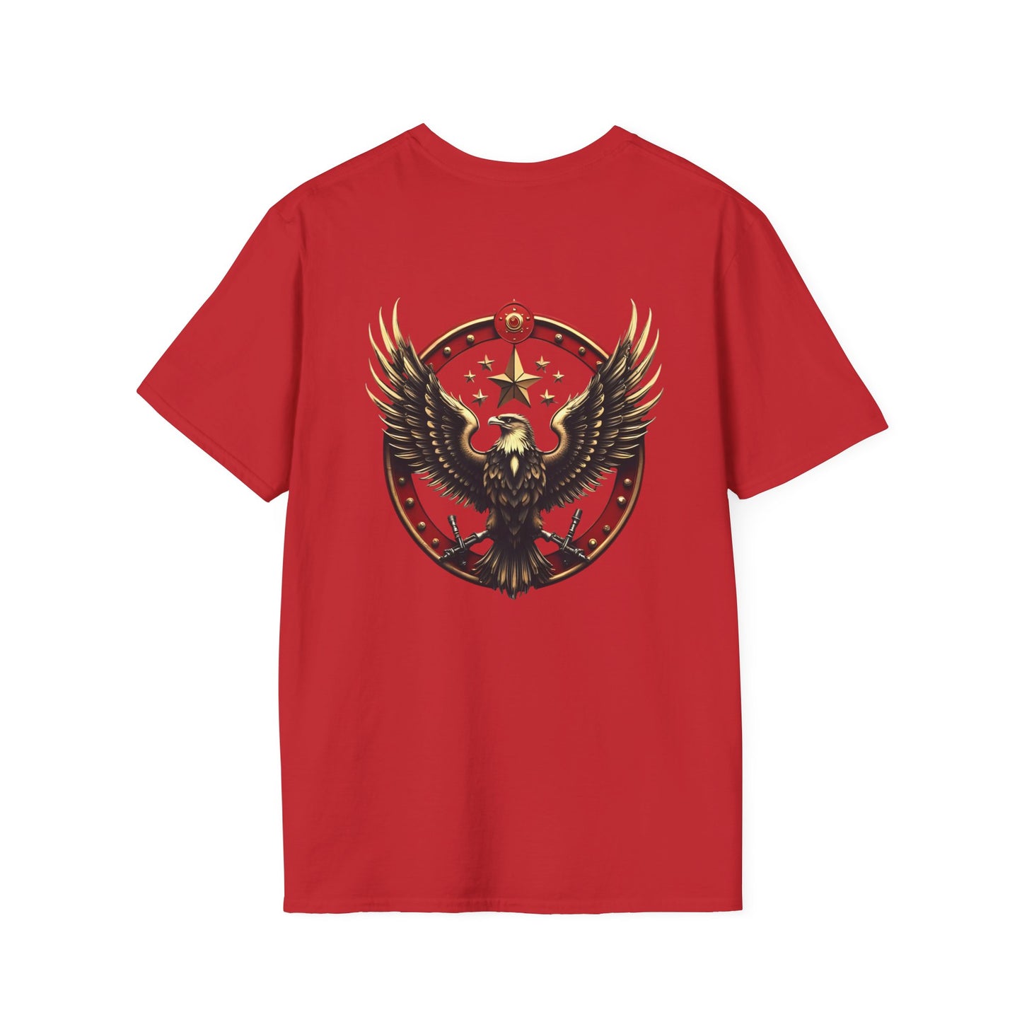 Eagle Emblem T-Shirt — Retro Patriotic Spread Wing Graphic Tee