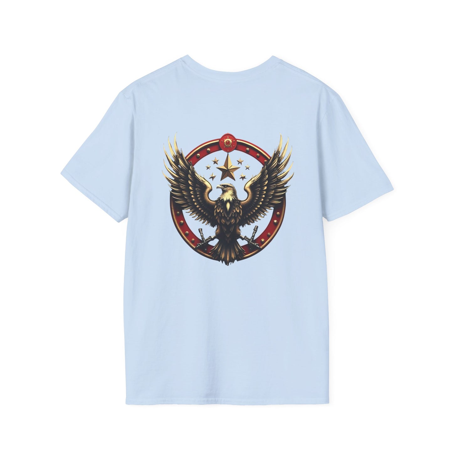 Eagle Emblem T-Shirt — Retro Patriotic Spread Wing Graphic Tee