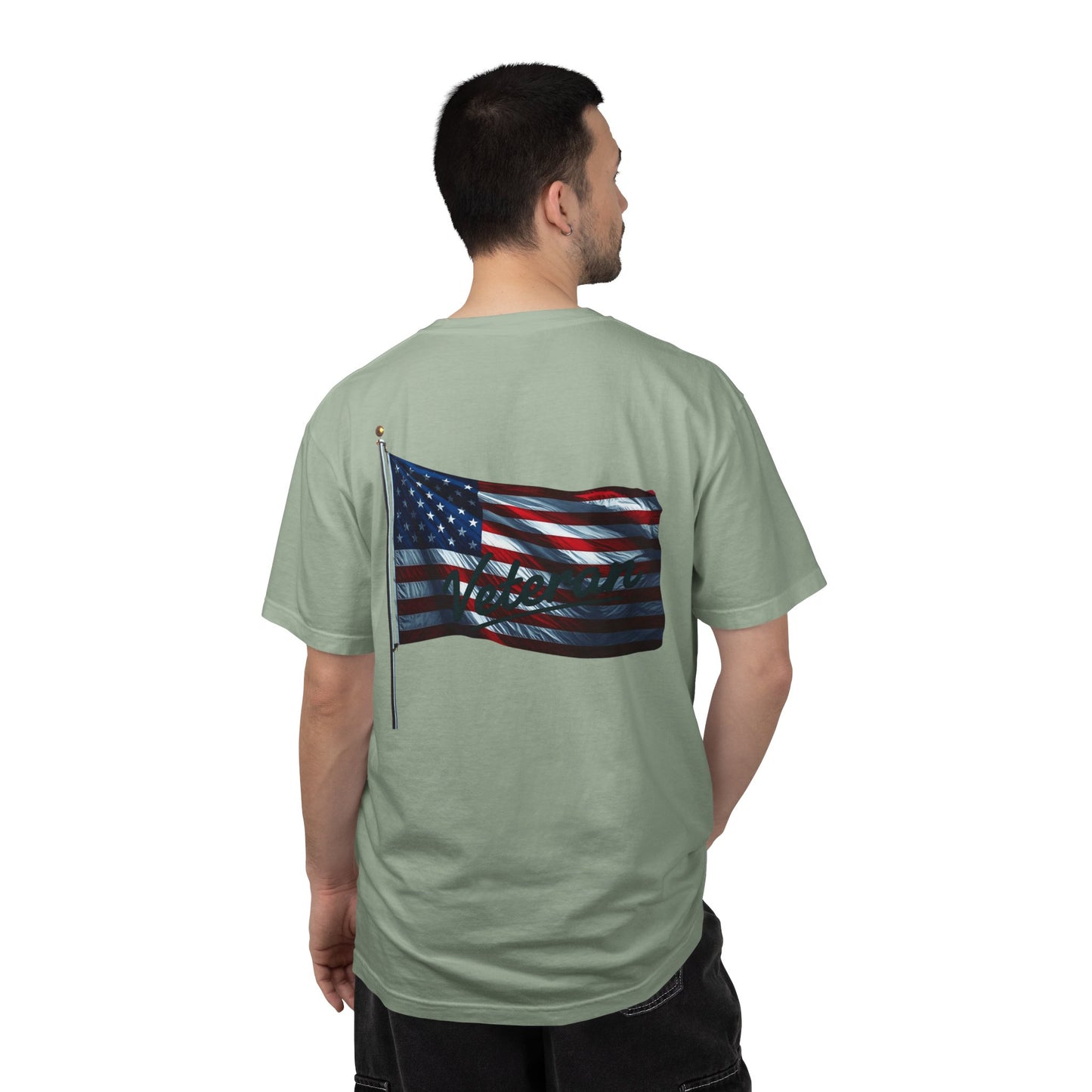 American Flag T-Shirt — Waving USA Graphic Tee