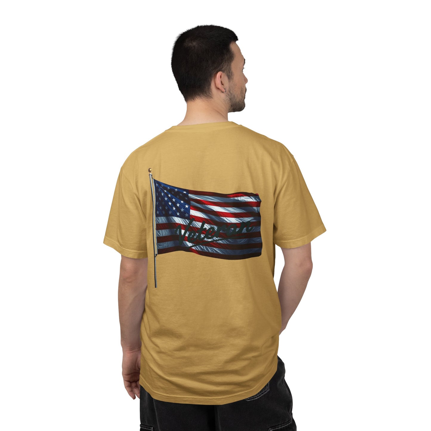 American Flag T-Shirt — Waving USA Graphic Tee