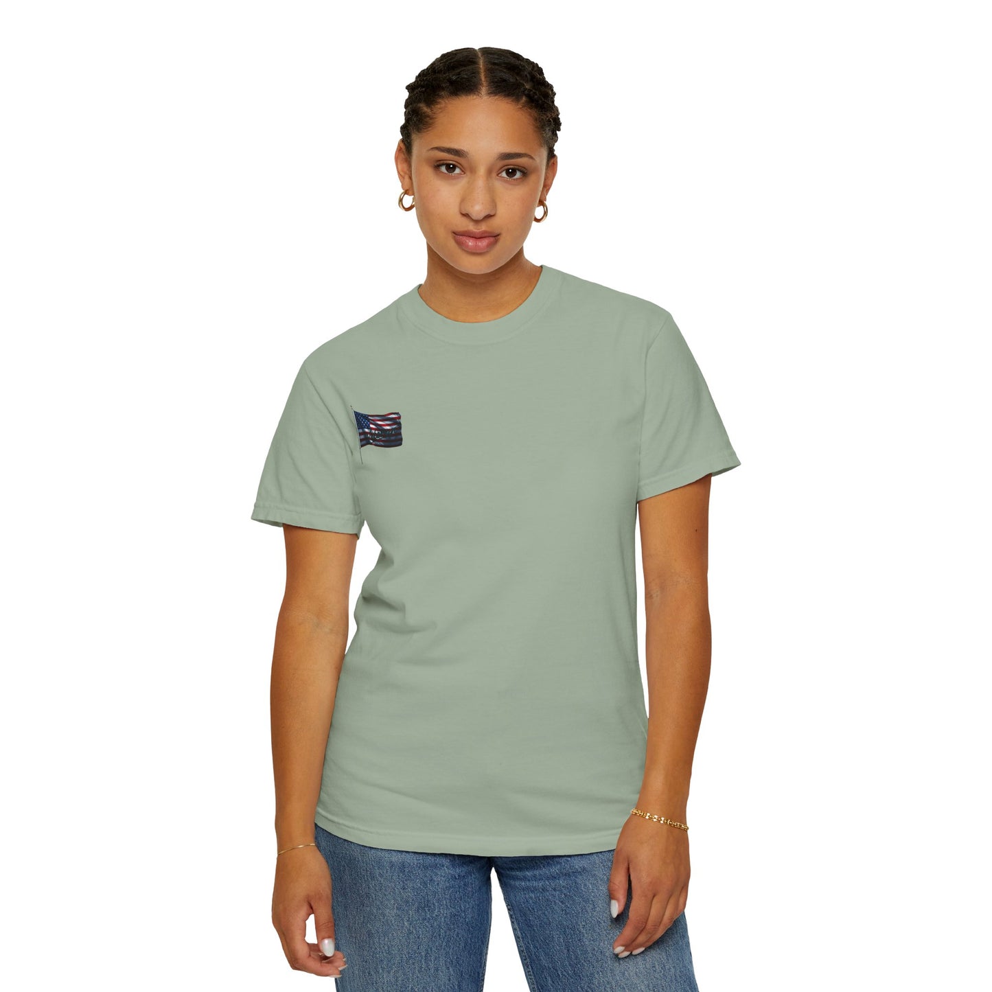 American Flag T-Shirt — Waving USA Graphic Tee