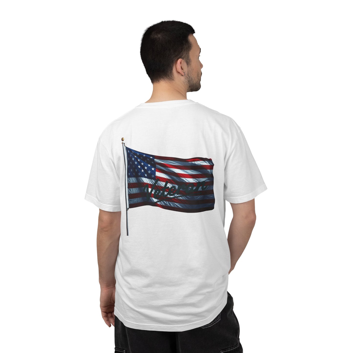 American Flag T-Shirt — Waving USA Graphic Tee