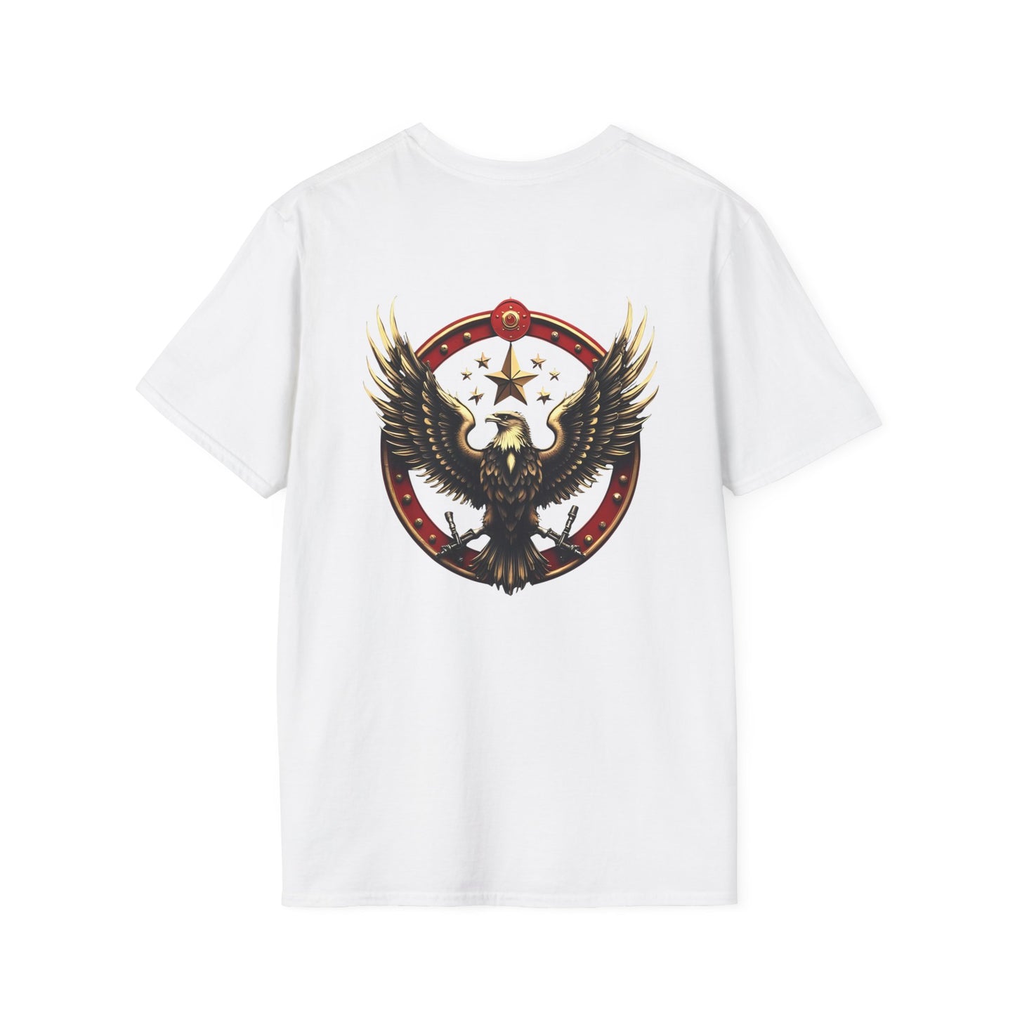 Eagle Emblem T-Shirt — Retro Patriotic Spread Wing Graphic Tee