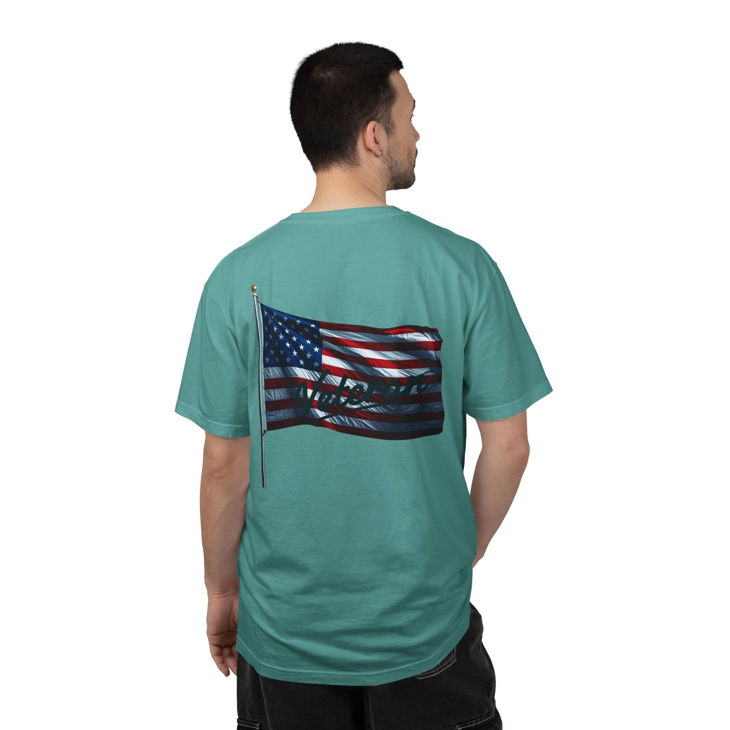 American Flag T-Shirt — Waving USA Graphic Tee