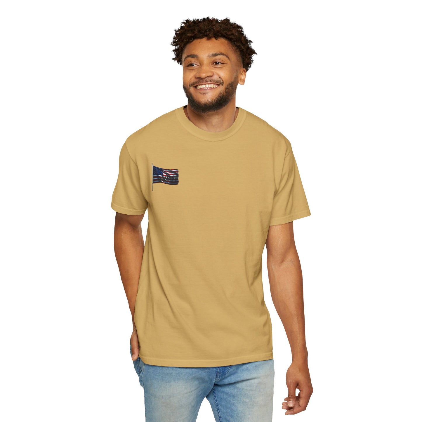 American Flag T-Shirt — Waving USA Graphic Tee