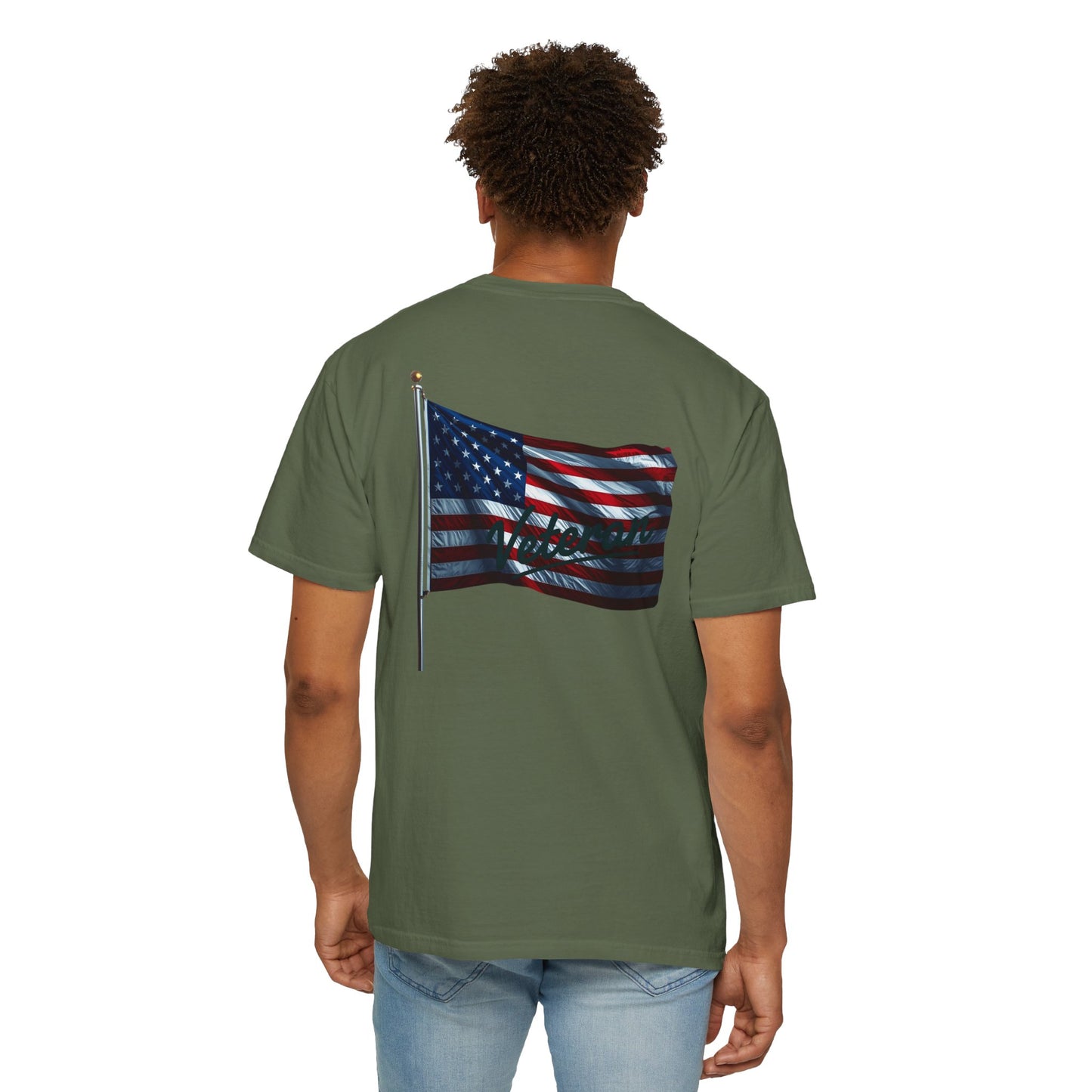American Flag T-Shirt — Waving USA Graphic Tee