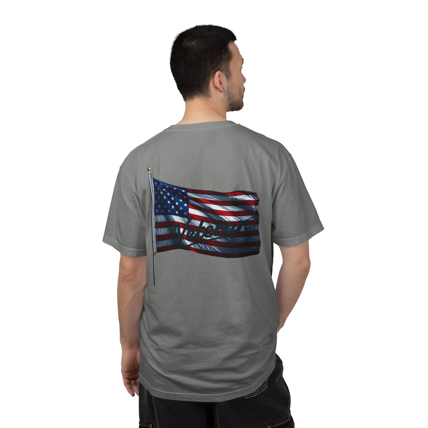 American Flag T-Shirt — Waving USA Graphic Tee
