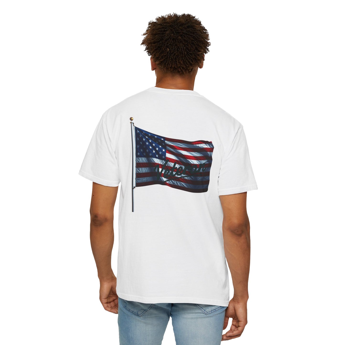 American Flag T-Shirt — Waving USA Graphic Tee