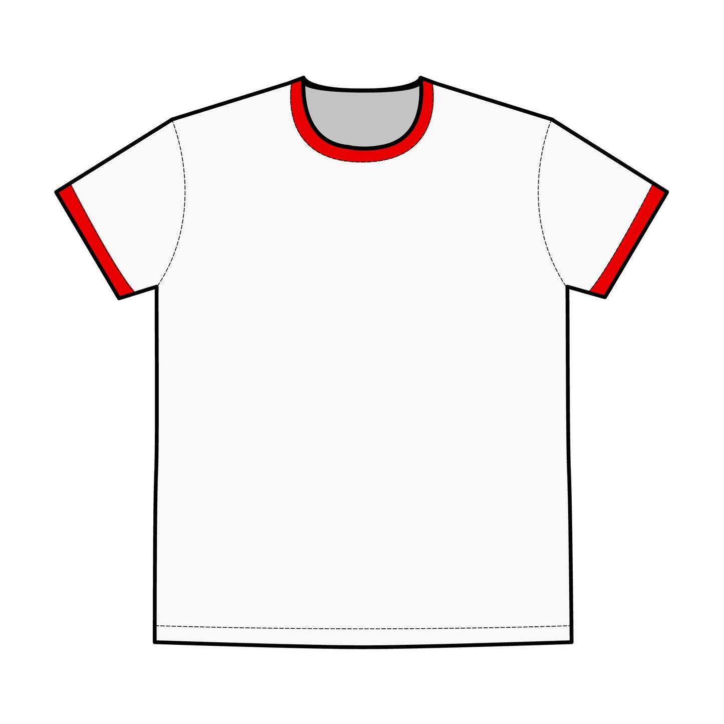 Samurai Graphic Ringer Tee – Men's Vintage Style T-Shirt