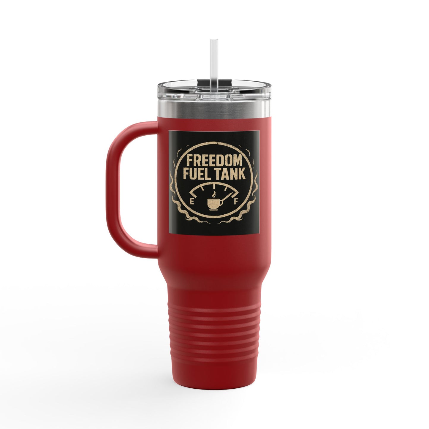 Freedom Fuel Tank Insulated Travel Mug - 40oz Coffee Cup for Adventurers