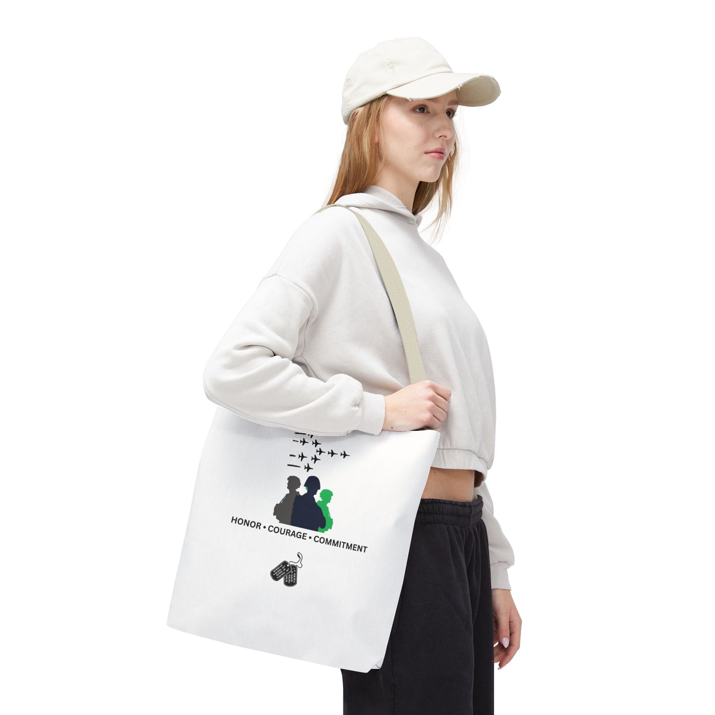 Honor Courage Commitment Tote Bag